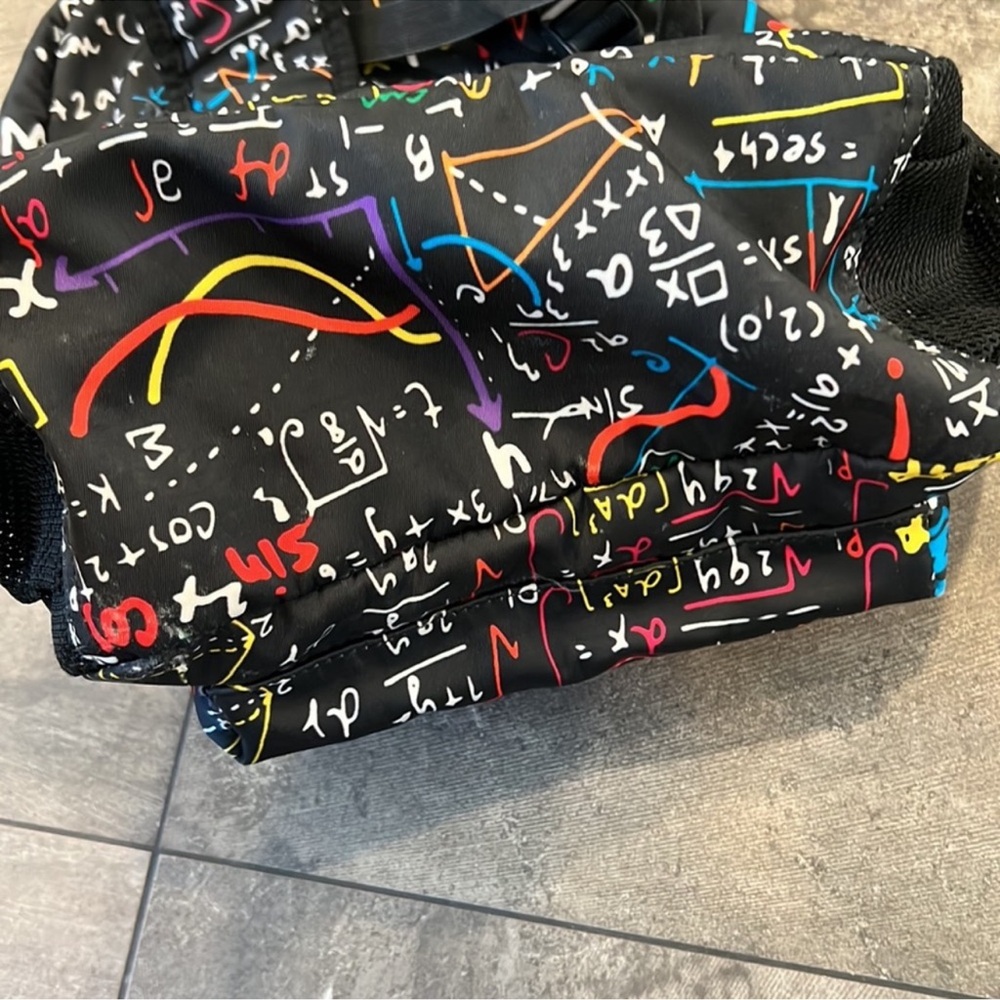 Colorful Math Print Backpack - Picture 5 of 5